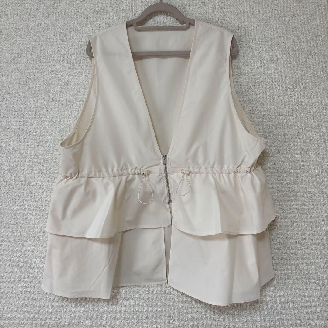 【完売】LEPSIM ゆきはさん ギャザー2wayベストアイボリー