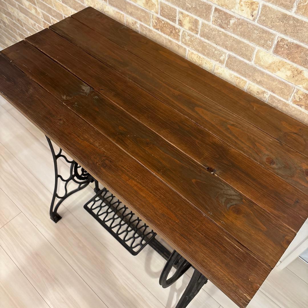 シンガー　ミシン台　網目ミシン脚　アンティーク