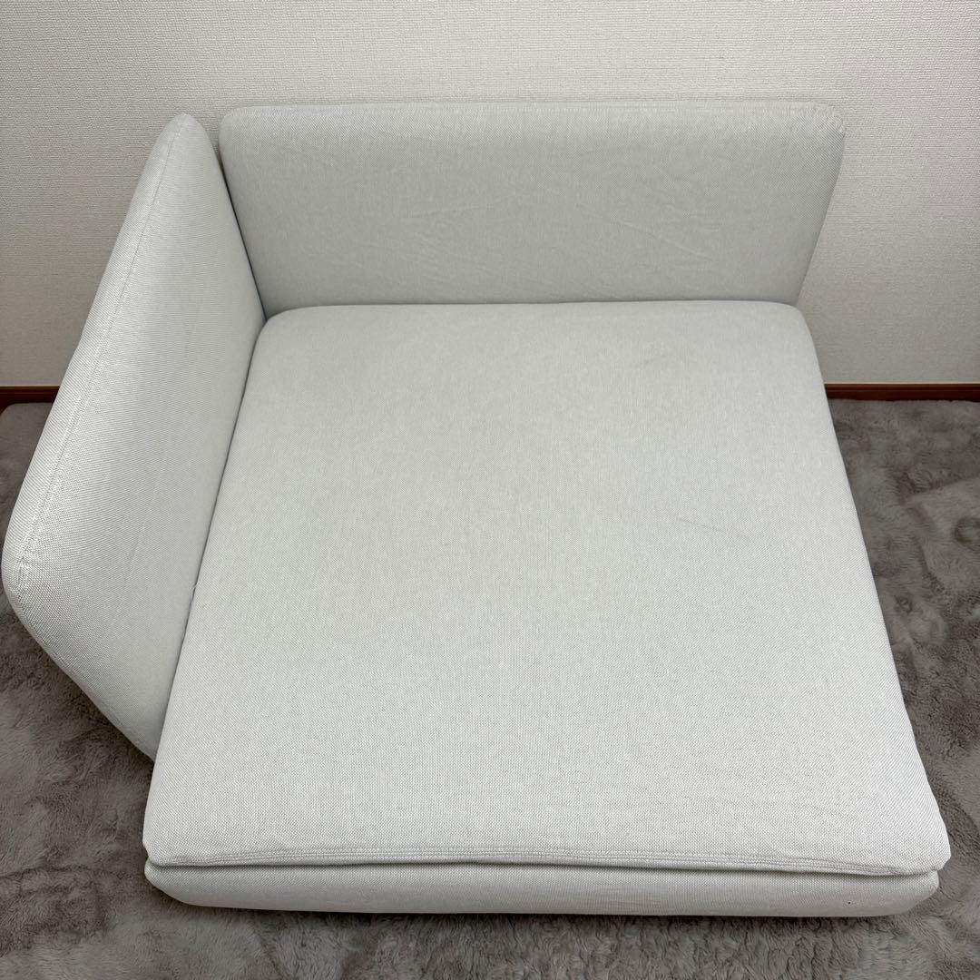【ぬぅぬぅ】IKEA ソーデルハムン 1人掛け コーナーソファ ホワイト