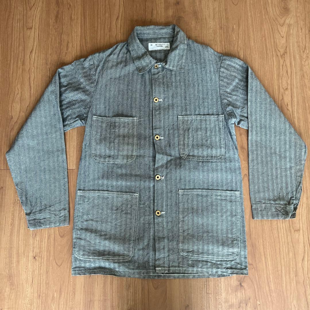 70s UNIVERSAL OVERALL カバーオール 38 ヘリンボーン