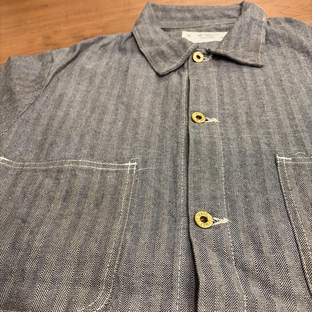 70s UNIVERSAL OVERALL カバーオール 38 ヘリンボーン