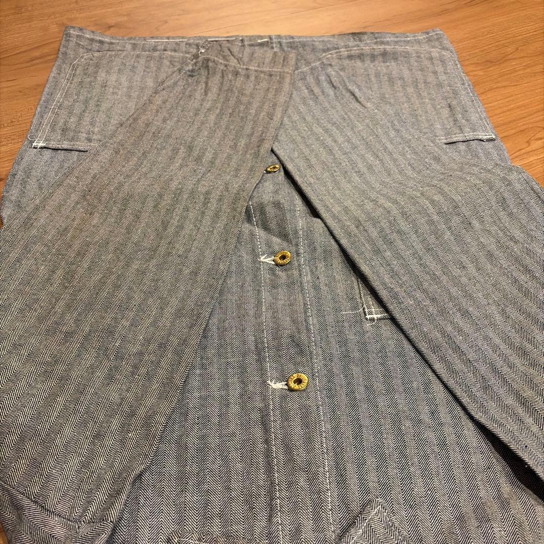 70s UNIVERSAL OVERALL カバーオール 38 ヘリンボーン