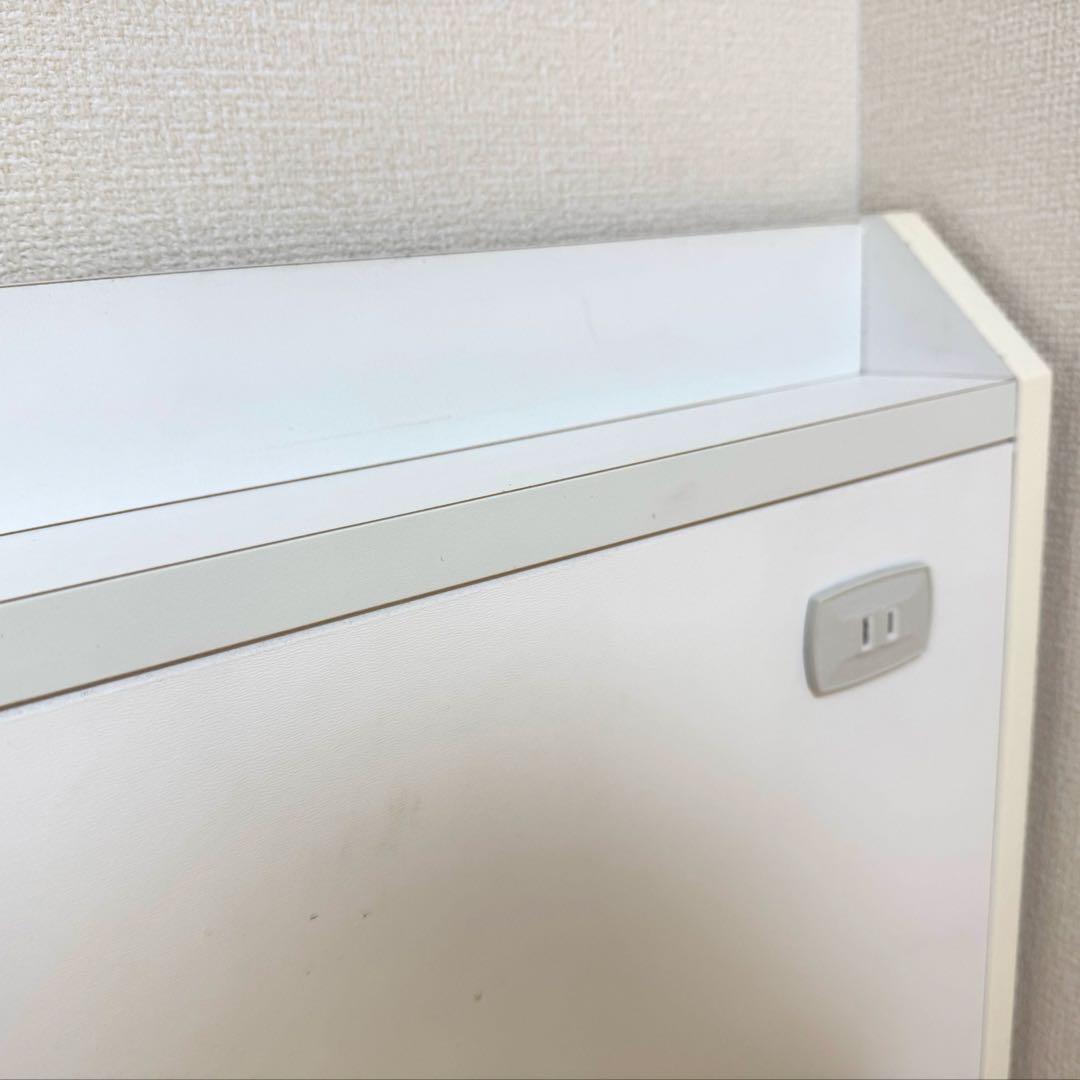 直接引取★ニトリ ジオチェスト／シングルベッドフレーム大容量収納付き／ホワイト