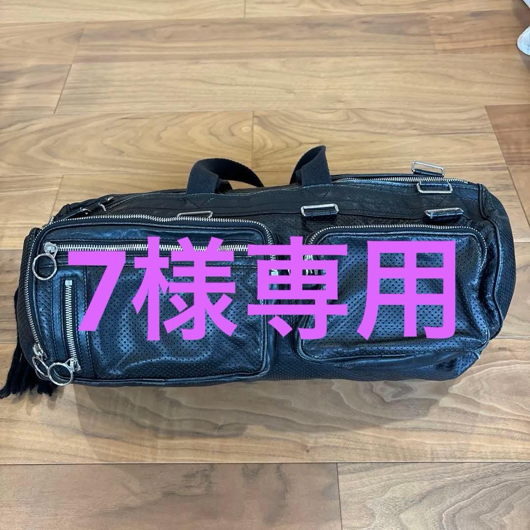 【希少】Dior homme ディオールオム ドゥビル パンチングレザー