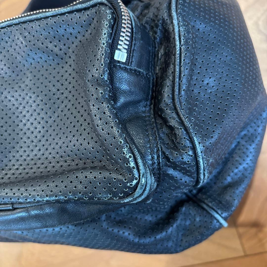 【希少】Dior homme ディオールオム ドゥビル パンチングレザー