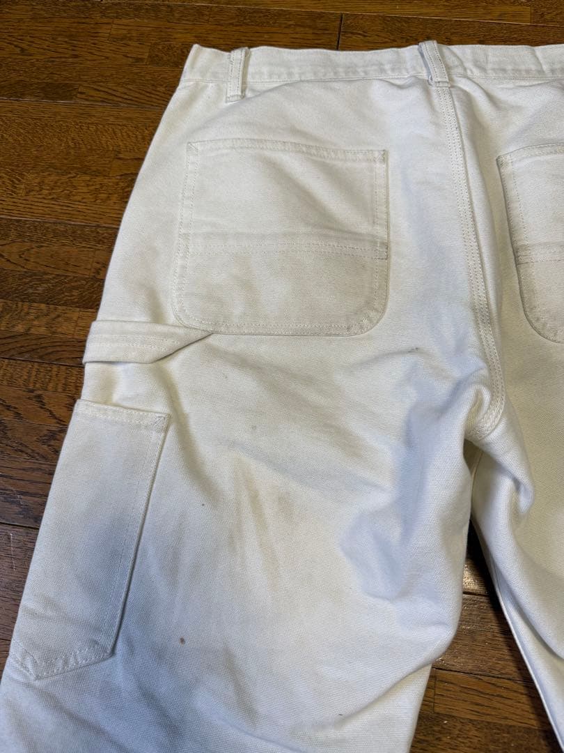 カーハート ダブルニー ワークパンツ ホワイト W32×L32