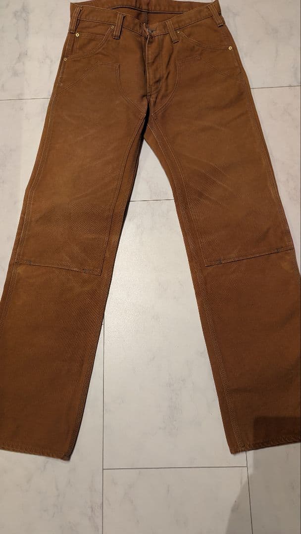 IRON HEART アイアンハート　ロガー　ダブルニーワークパンツ　w33