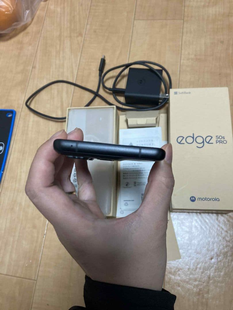 motorola edge 50s PRO ブラック ＳＩＭフリー