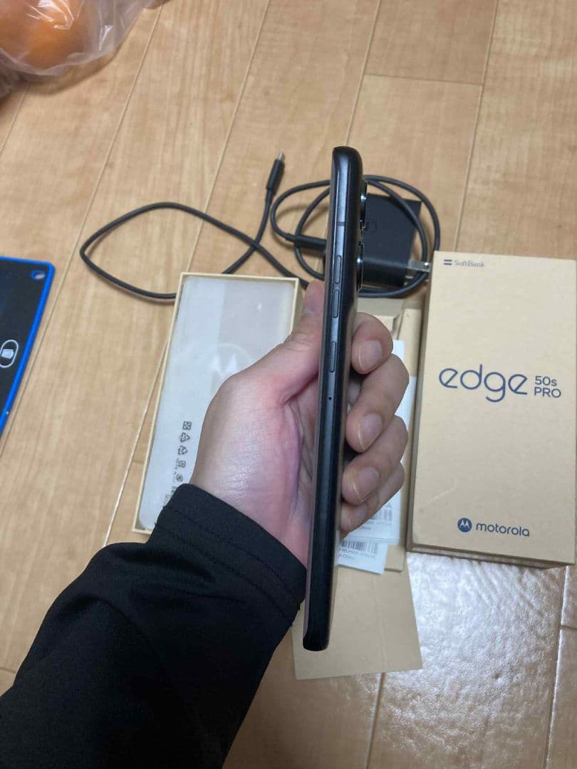 motorola edge 50s PRO ブラック ＳＩＭフリー