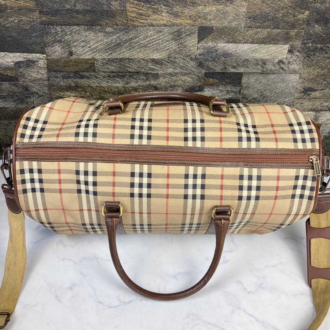 BURBERRY ノバチェック PVC 2way ボストンバッグ