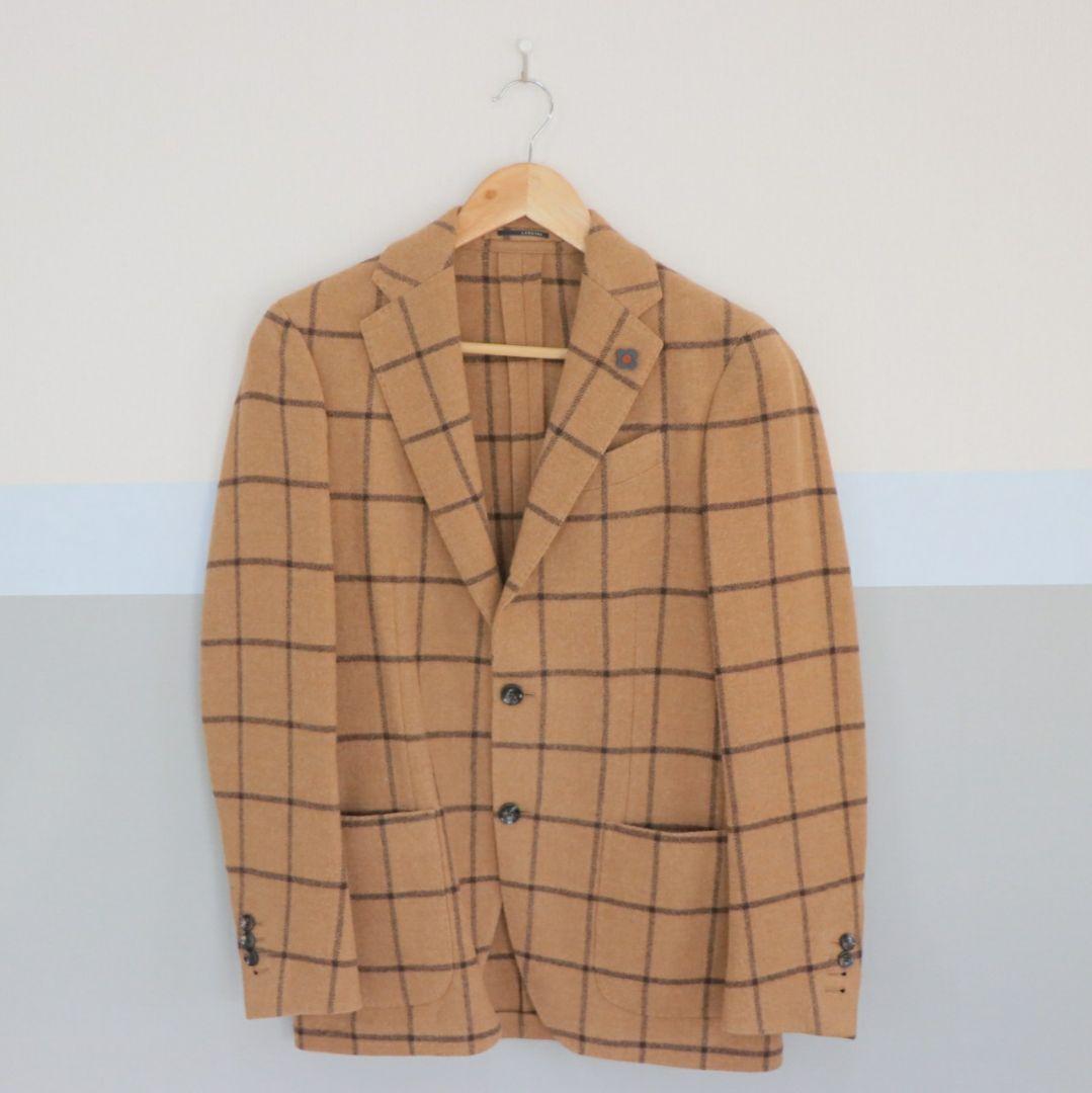 LARDINI ウールテーラードジャケット サイズ42