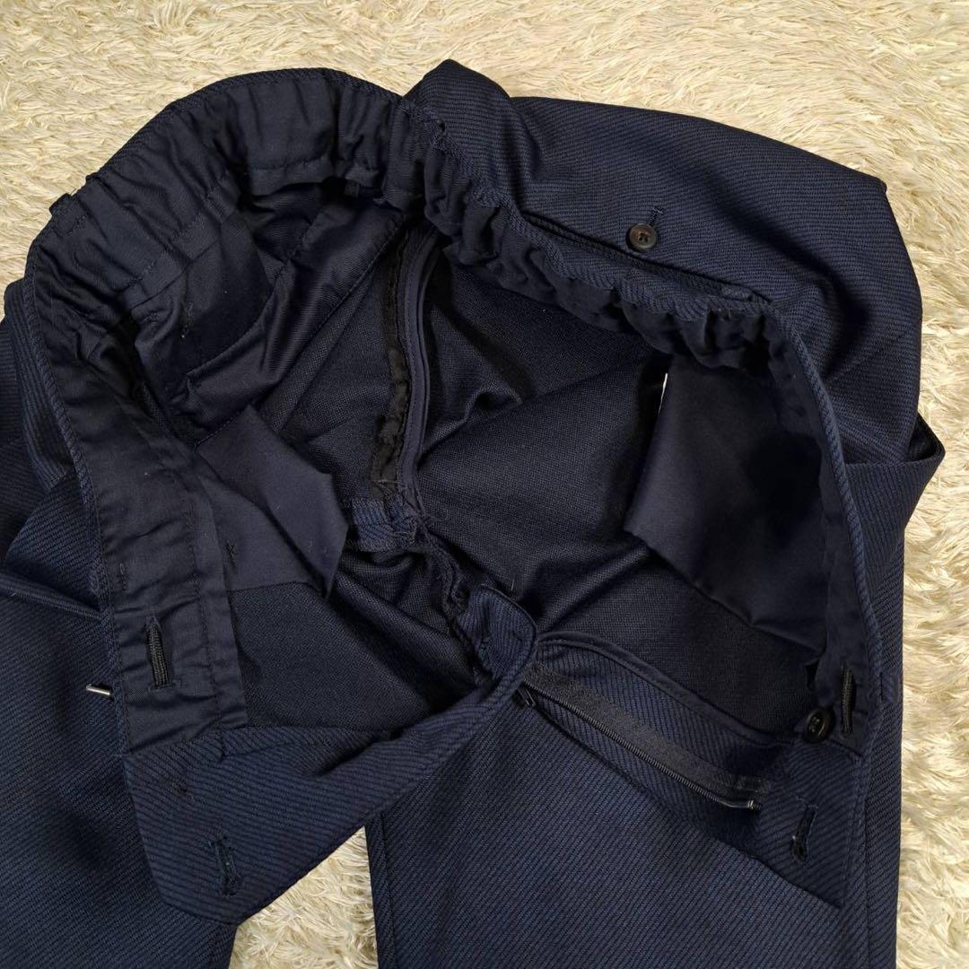 極美品　高ストレッチ　エディフィス　イージーパンツ　　ネイビー　セットアップ