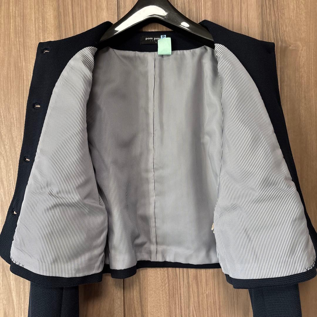 ポンポネットジュニア　ファーマルワンピース、ジャケットセット160