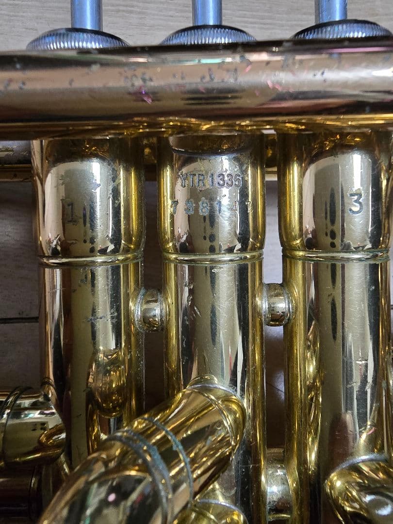 0918-15 YAMAHA YTR-1335 トランペット 本体 ケース付き