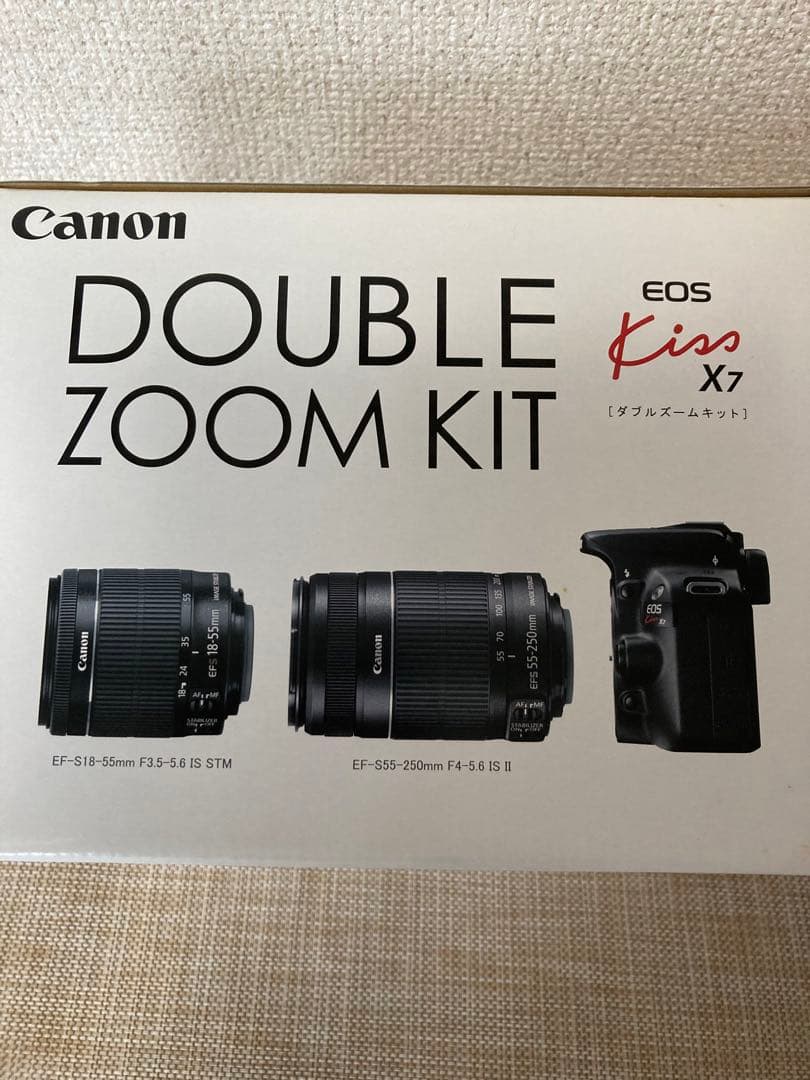 Canon EOS KISS X7 ダブルズームキット