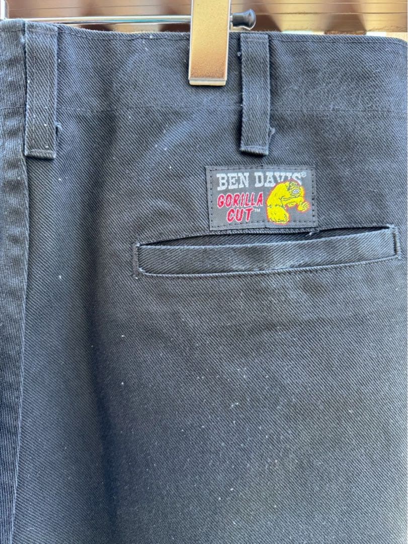 90s BENDAVIS GORILLACUT フリスコパンツ ブラック 36