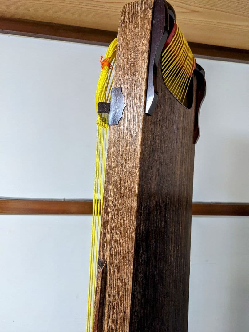 十七絃　くり甲　舞台用　箏