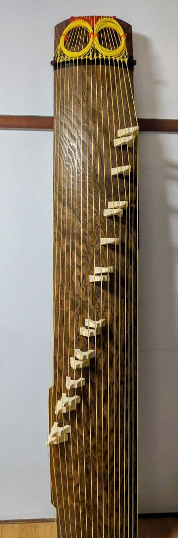 十七絃　くり甲　舞台用　箏