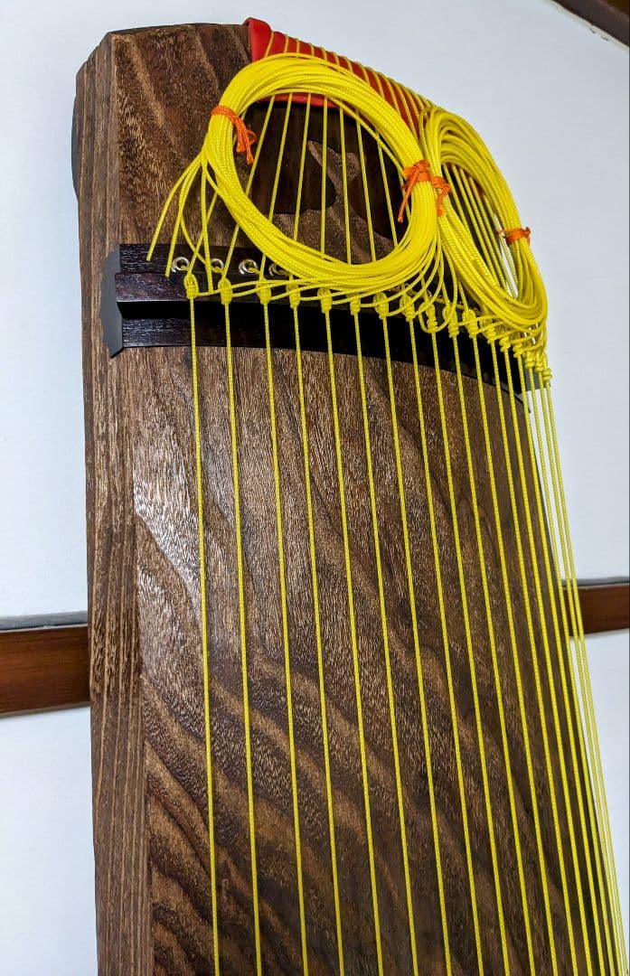 十七絃　くり甲　舞台用　箏