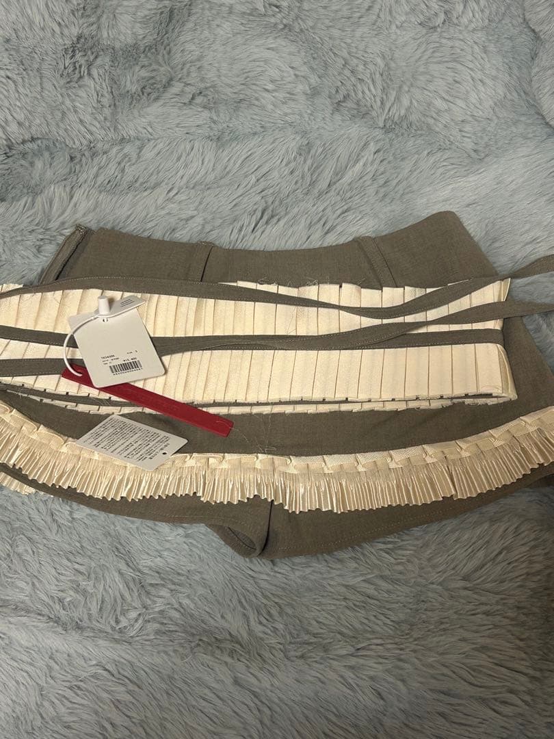 10日まで‼️theredthread Slace trim suit skirt