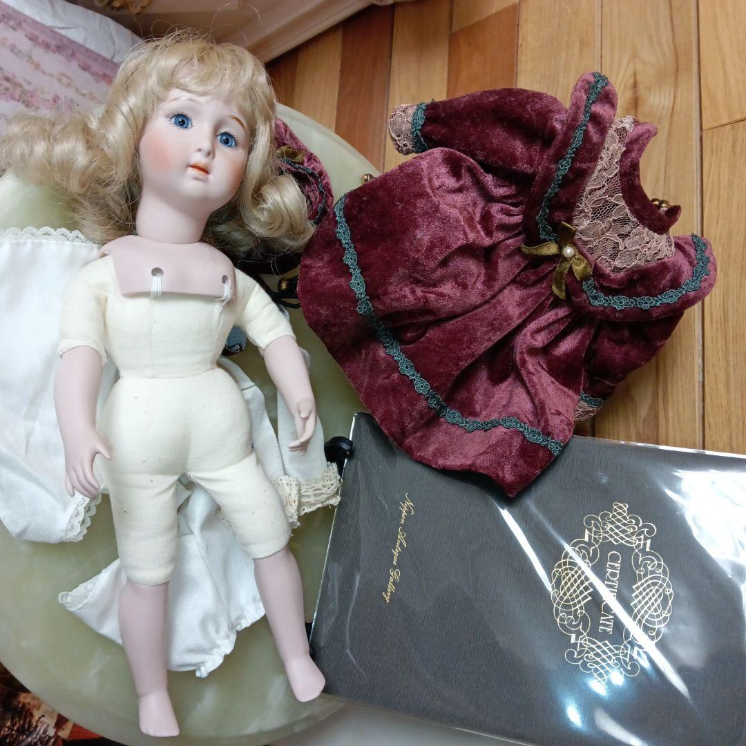 H67【ジュモー】ビスクドール　年代物　アンティックドール