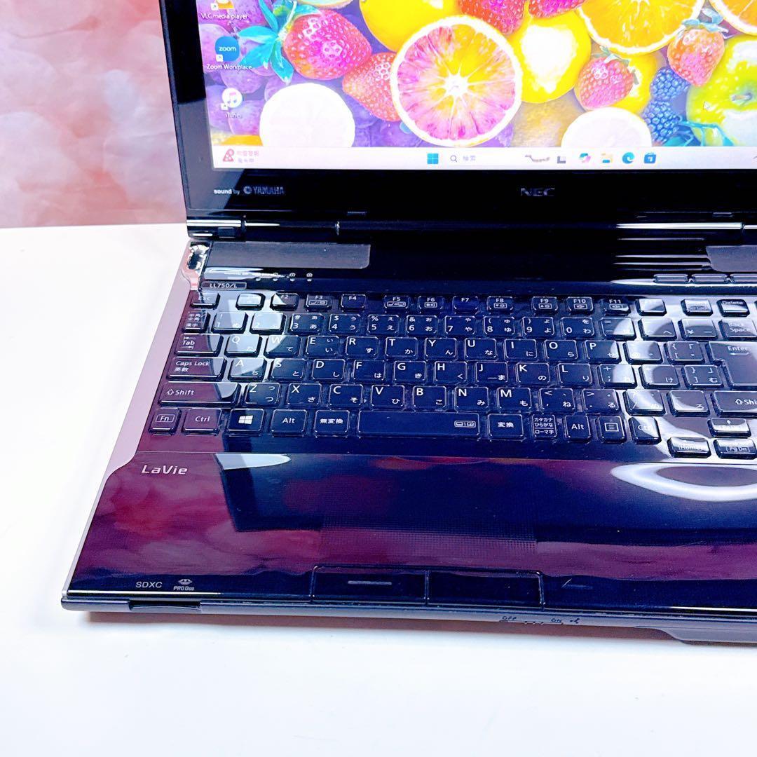 ❤️新品SSD＆i7搭載で爆速❤️windows11ノートパソコン カメラオフィス