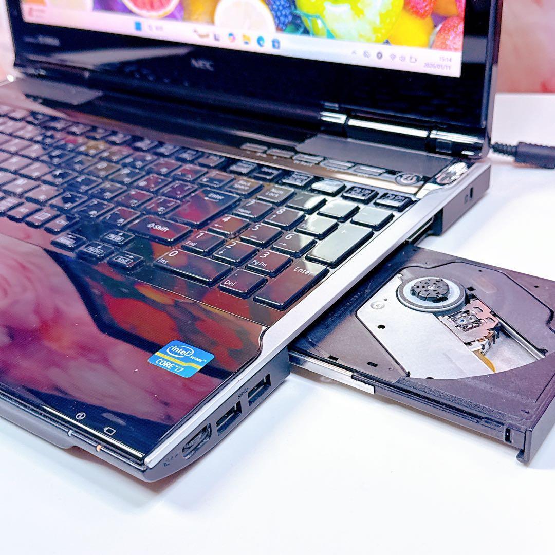 ❤️新品SSD＆i7搭載で爆速❤️windows11ノートパソコン カメラオフィス