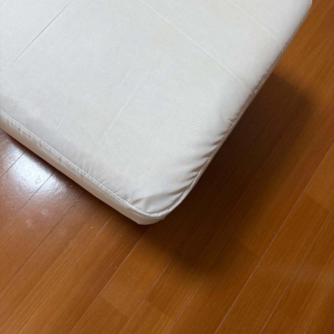 無印良品　ソファベンチ用オットマン　ブルー　深澤直人デザイン