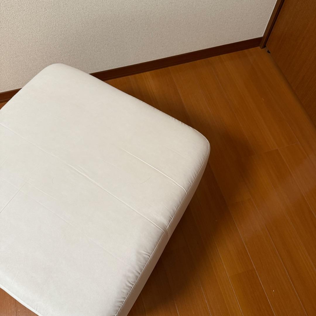 無印良品　ソファベンチ用オットマン　ブルー　深澤直人デザイン