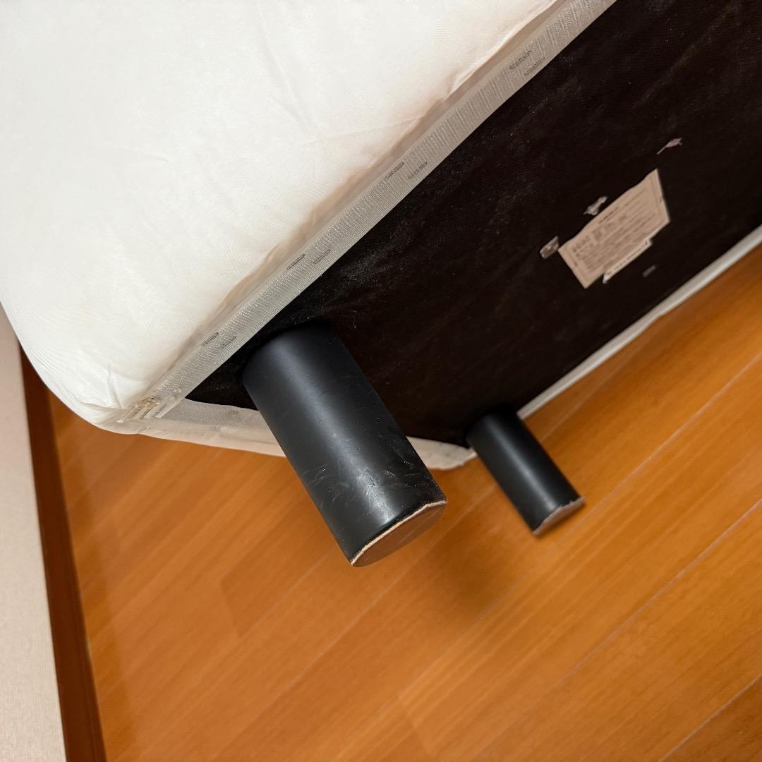 無印良品　ソファベンチ用オットマン　ブルー　深澤直人デザイン