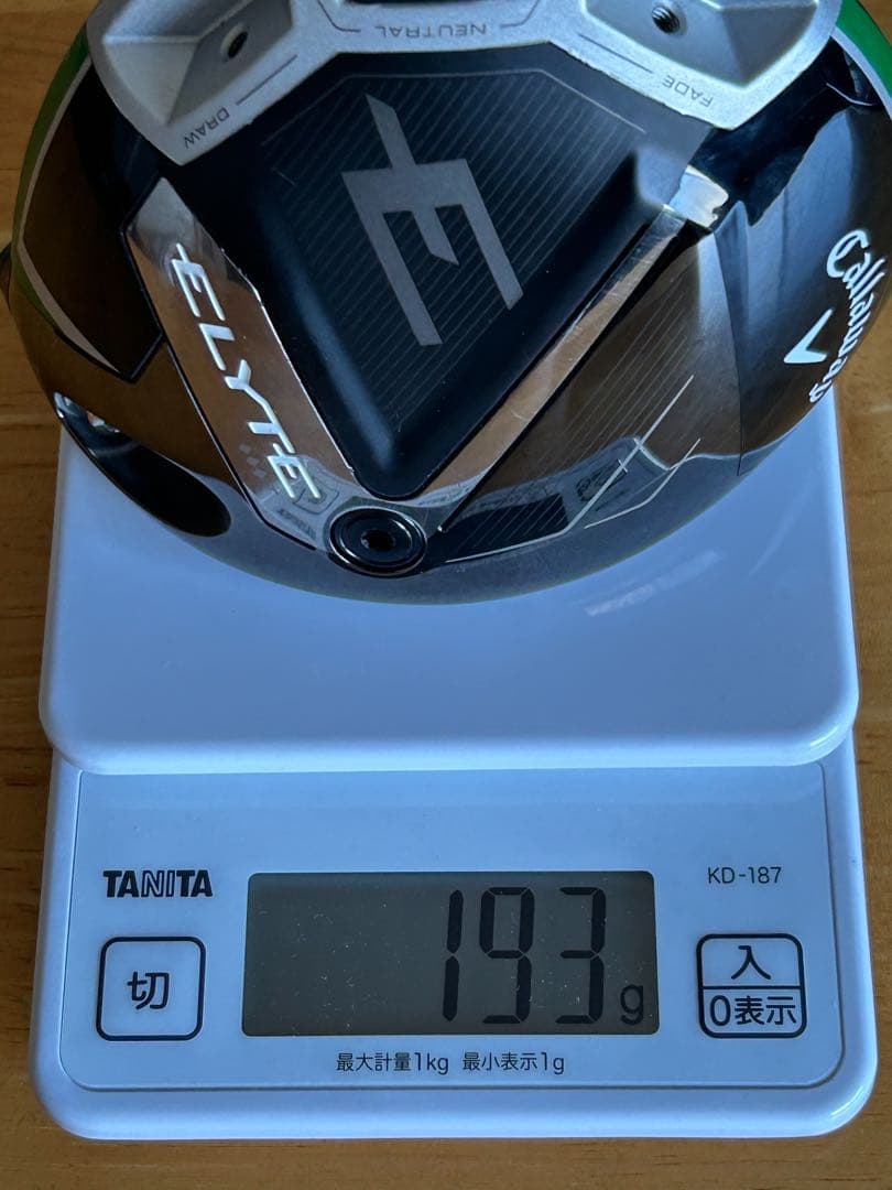 キャロウェイ エリートトリプルダイヤT ツアーTAシリアルナンバーシャフト付き