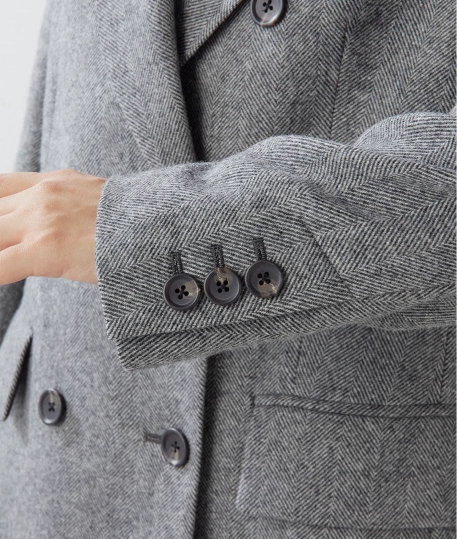 ウィムガゼットBOXEY ジャケット　グレー　フリーサイズ