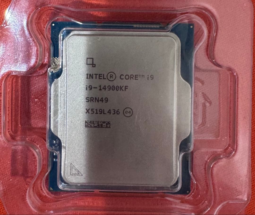 CPU Intel Core i9-14900KF動作未確認