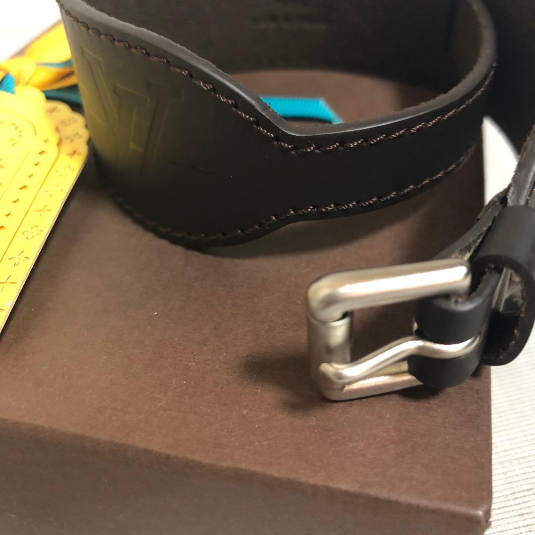 ルイ　ヴィトン　バングル　ブレスレット　茶色　LOUISVUITTON ブラウン