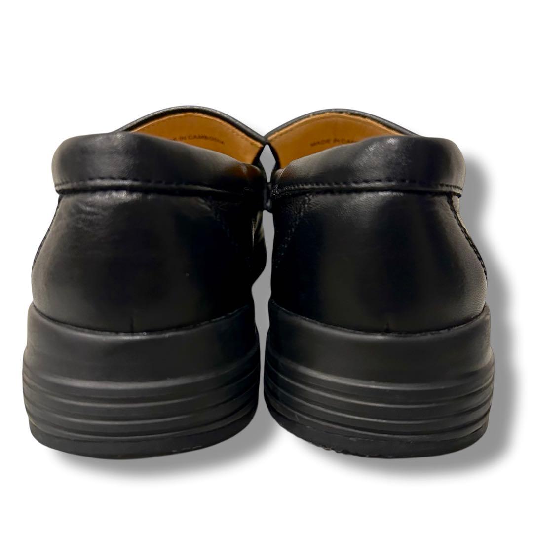 極美品 リーガルウォーカー 23.0 黒 タッセルローファー 3E 幅広 本革