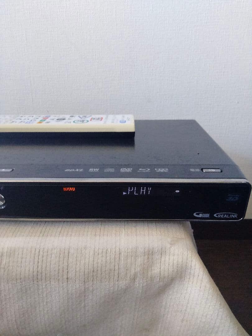 三菱real DVR-BZ260 正常動作品＋純正リモコン＋Bcasカ−ド
