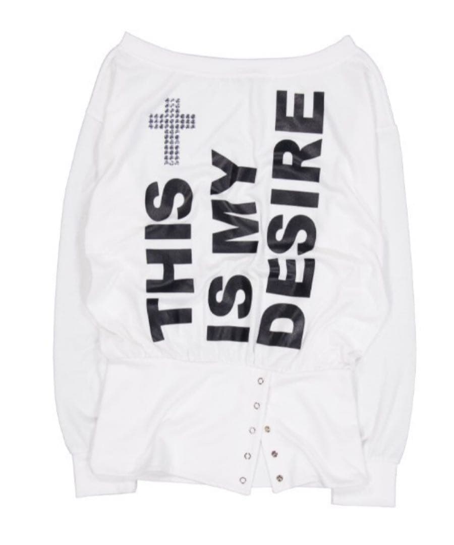 setupexe BOLD LETTERING LOOSE TOP 長袖Tシャツ