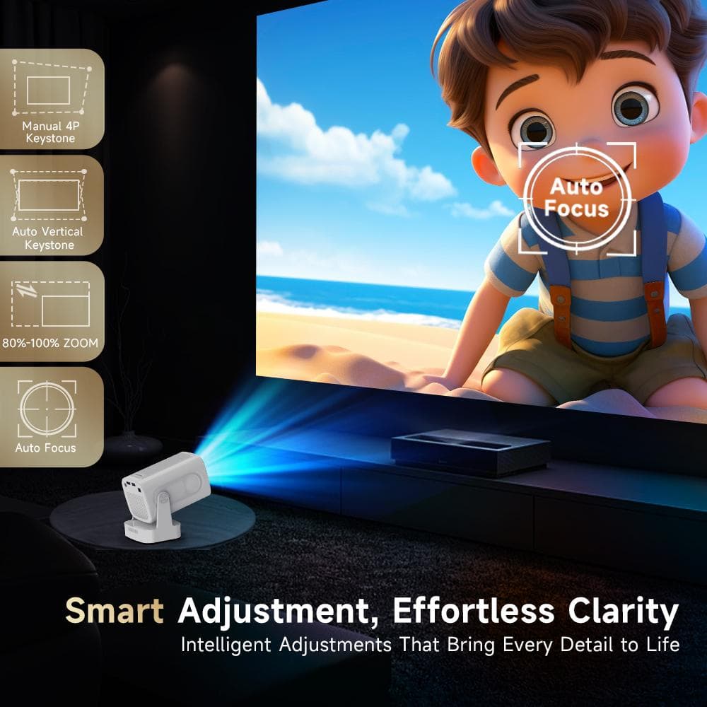 【新品・未使用】Magcubic HY310 ミニプロジェクター 4Kサポート