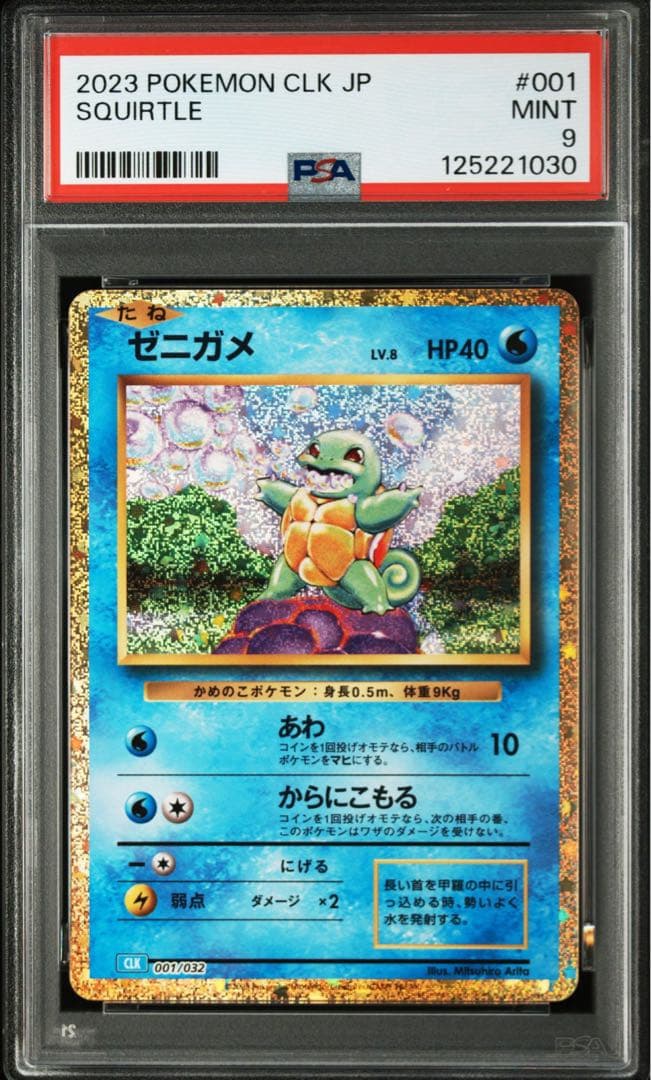 ✅ゼニガメ・カメール・カメックス PSA鑑定3枚セット（連番）