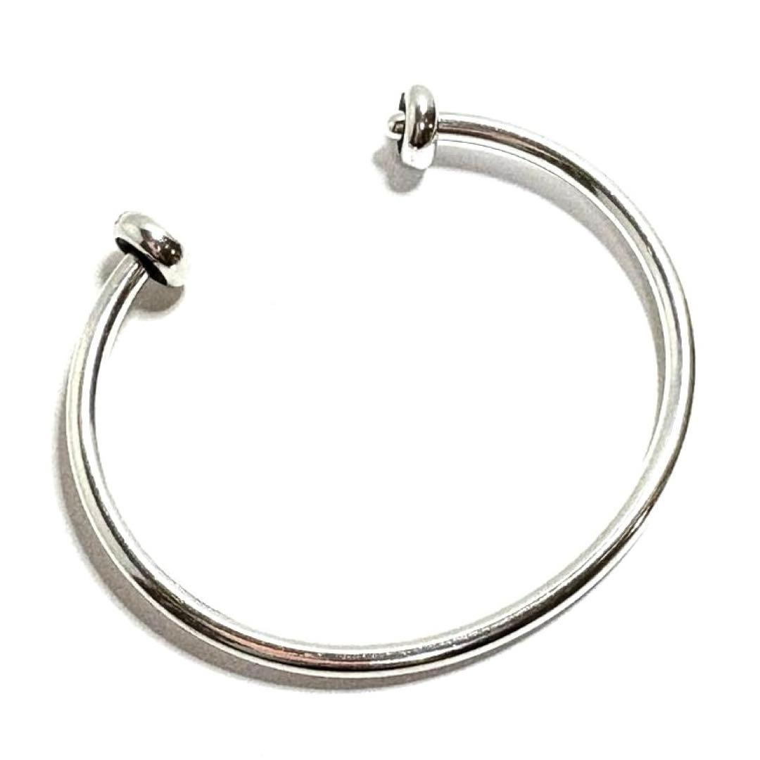 トロールビーズ　シルバーバングルXS＋スペーサー2個セット　925