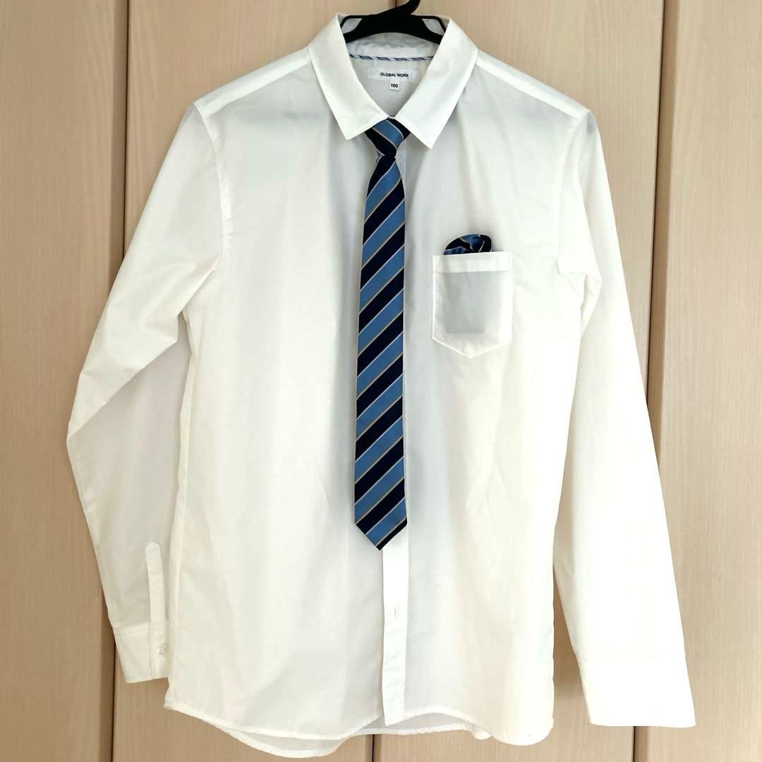 GLOBAL WORK 卒業式スーツ/シャツ/ネクタイセット 160サイズ