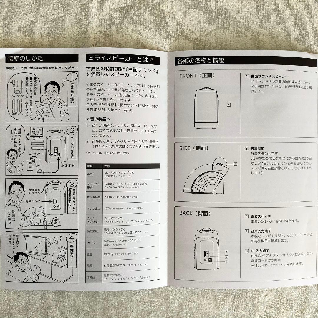MIRAI ミライスピーカー  SF-MIRAIS 5