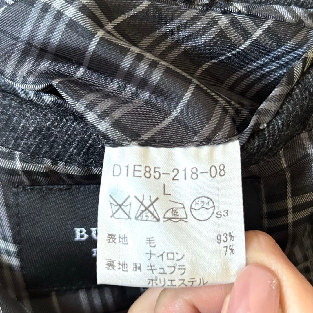 【美品✨】バーバリーブラックレーベル　ウール　ジャケット　ナポレオン　メタル釦