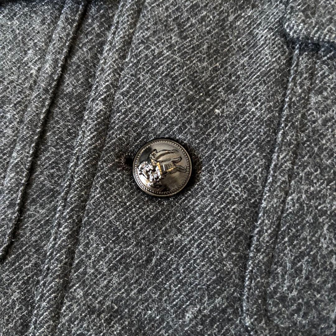 【美品✨】バーバリーブラックレーベル　ウール　ジャケット　ナポレオン　メタル釦