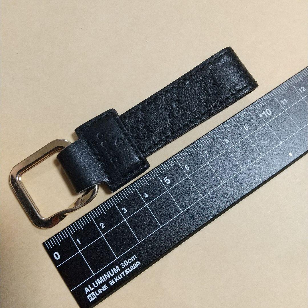 美品 GUCCI グッチ 199919-479292 レザーキーホルダー