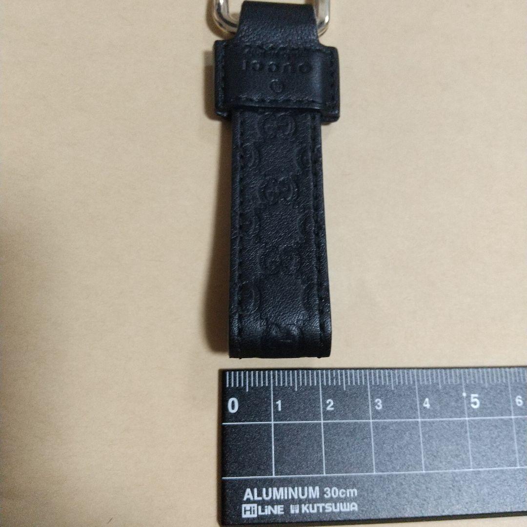 美品 GUCCI グッチ 199919-479292 レザーキーホルダー