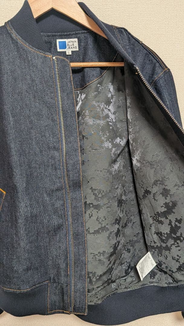 い*だ様 ジャパンブルージーンズ 13オンスデニム ボンバージャケット ID-L