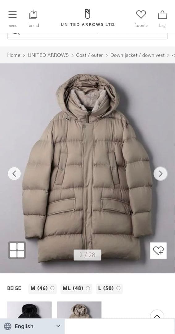 ヘルノ/HERNO/ファーダウンジャケット