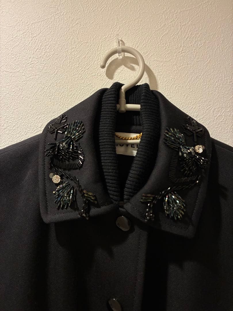 MUVEIL / ミュベール ビーズ装飾 ブルゾン ジャケット