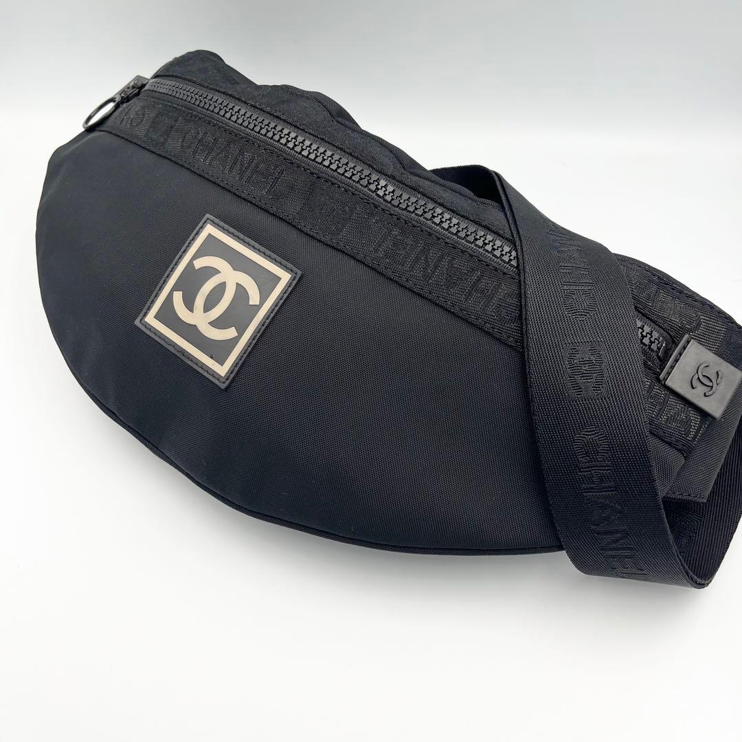 【pink様】CHANEL ウエストバッグ　斜め掛け　ココマーク　ギャランティ付